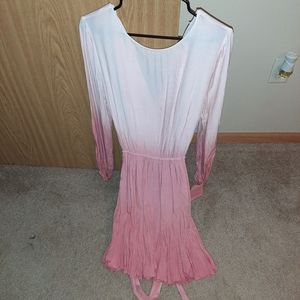 Pink ombre dress